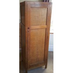 Genuine Heal brothers 1920's single wardrobe with ivory heals seal