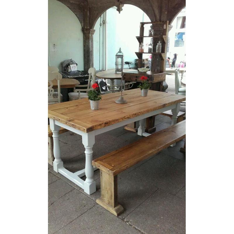 bespoke pine farmhouse table