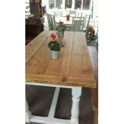 bespoke pine farmhouse table