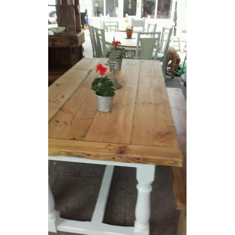 bespoke pine farmhouse table