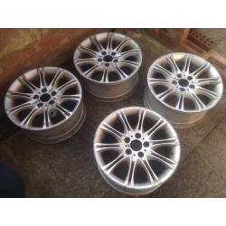 BMW 18" staggered MV2 genuine wheels