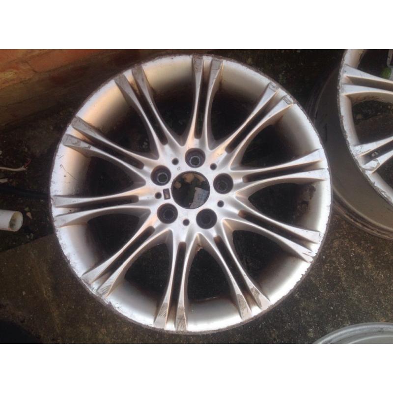 BMW 18" staggered MV2 genuine wheels