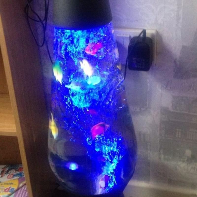 Artificial fish lamp