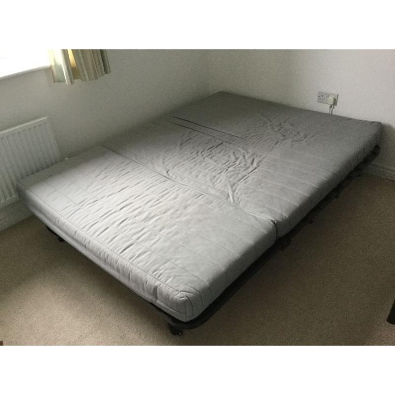 Ikea Lycksele Double Sofa Bed including Frame, Mattress and Cover