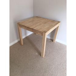 Solid Oak Dining Table 3ft X 3ft