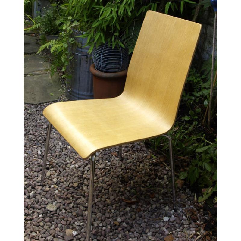 Oak Bentwood Dining Chair - Habitat