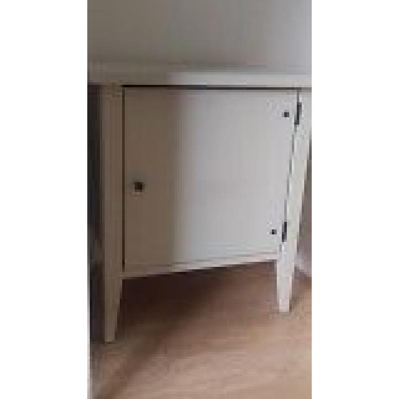 Ikea off white bedside cabinet