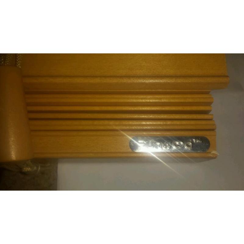 Sunwood Large Beech 50mm Venetian Blind 2280mm X 1130mm