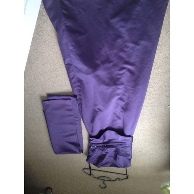 purple/plum evening gown size 12
