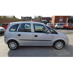 VAUXHALL MERIVA 1.4 2005 5 DOOR MPV WITH LONG MOT AND FULL SERVICE HISTORY HPI CLEAR