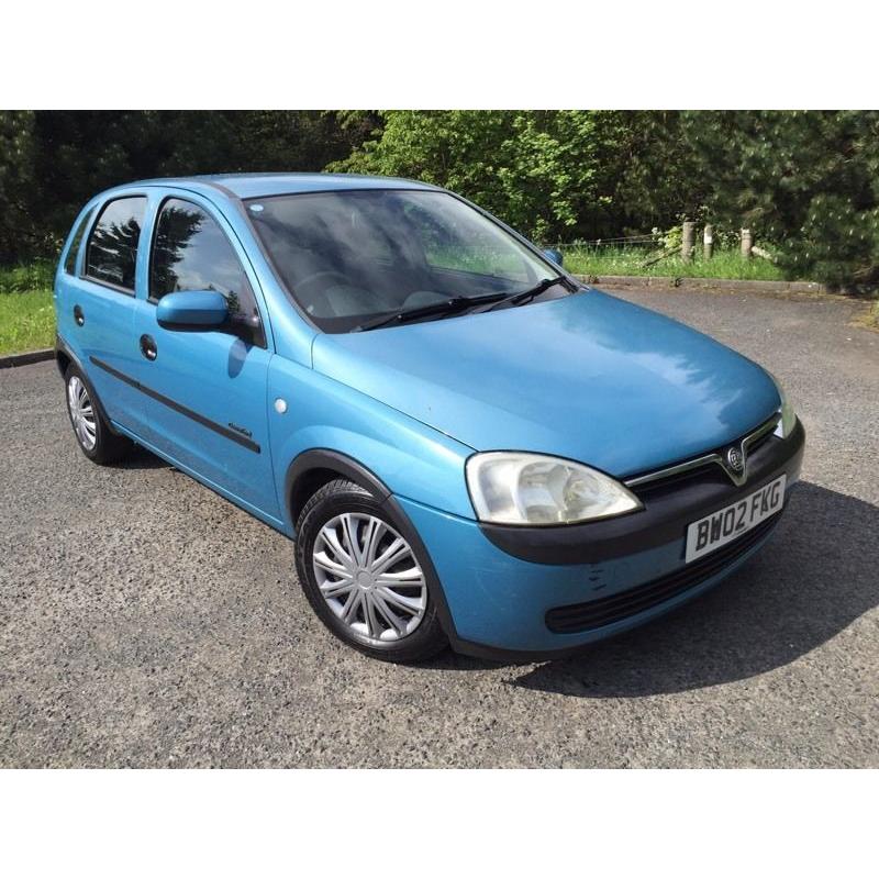 VAUXHALL CORSA 1.2 COMFORT 5 DOOR METALLIC BLUE, MOT LOW MILES