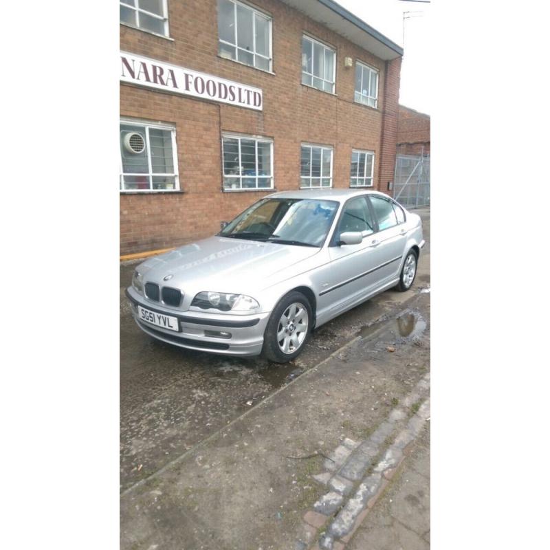 2001 Bmw 318 SE 1.9 Petrol, Manual, Saloon, 121000 miles, Silver, Good runner, Bargain