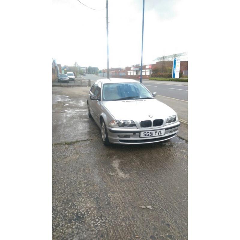 2001 Bmw 318 SE 1.9 Petrol, Manual, Saloon, 121000 miles, Silver, Good runner, Bargain