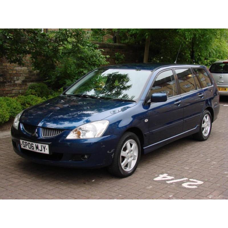 EXCELLENT CAR!! 2006 MITSUBISHI LANCER 1.6 ELEGANCE 5dr ESTATE, 1 YEAR MOT, FSH,