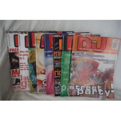 DJ vintage music magazines