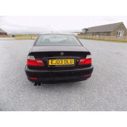 BMW 330ci se Coupe 2003, Black, Manual