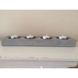 Concrete industrial style Tealight candle holder