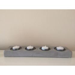 Concrete industrial style Tealight candle holder