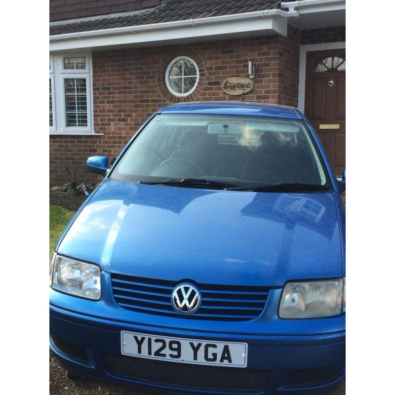 Volkswagen Polo, 1.4, 2001 plate, Blue