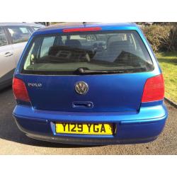 Volkswagen Polo, 1.4, 2001 plate, Blue