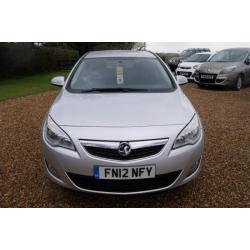 2012 12 VAUXHALL ASTRA 1.2 EXCLUSIV CDTI ECOFLEX S/S 5D 93 BHP DIESEL, FSH