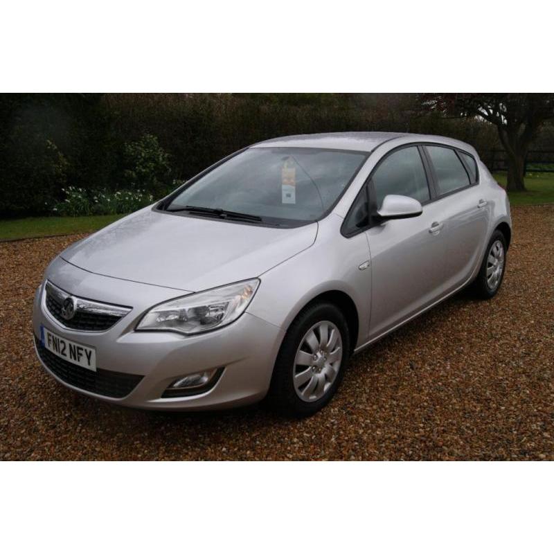 2012 12 VAUXHALL ASTRA 1.2 EXCLUSIV CDTI ECOFLEX S/S 5D 93 BHP DIESEL, FSH