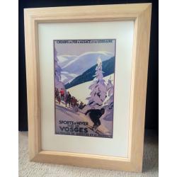 Sports d'Hiver dans les Vosges Giclee Print by Roger Broders