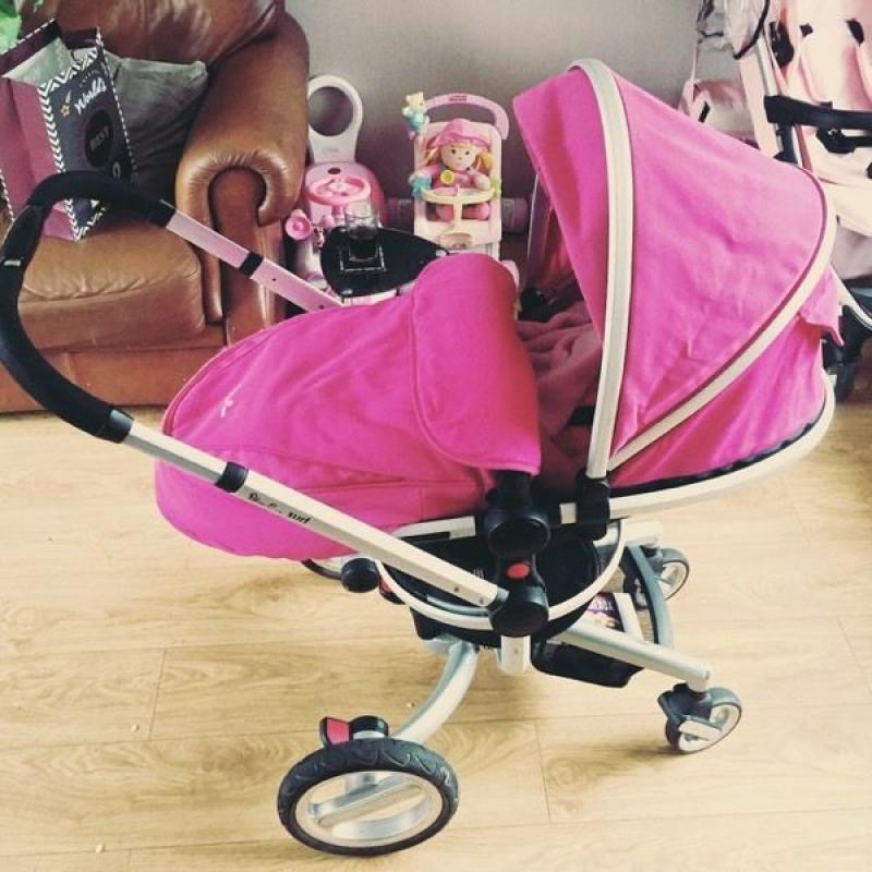 BARGAIN silvercross pink surf pram £70 ONO