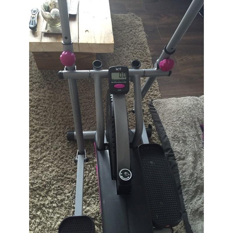 2 in 1 cross trainer & bike.