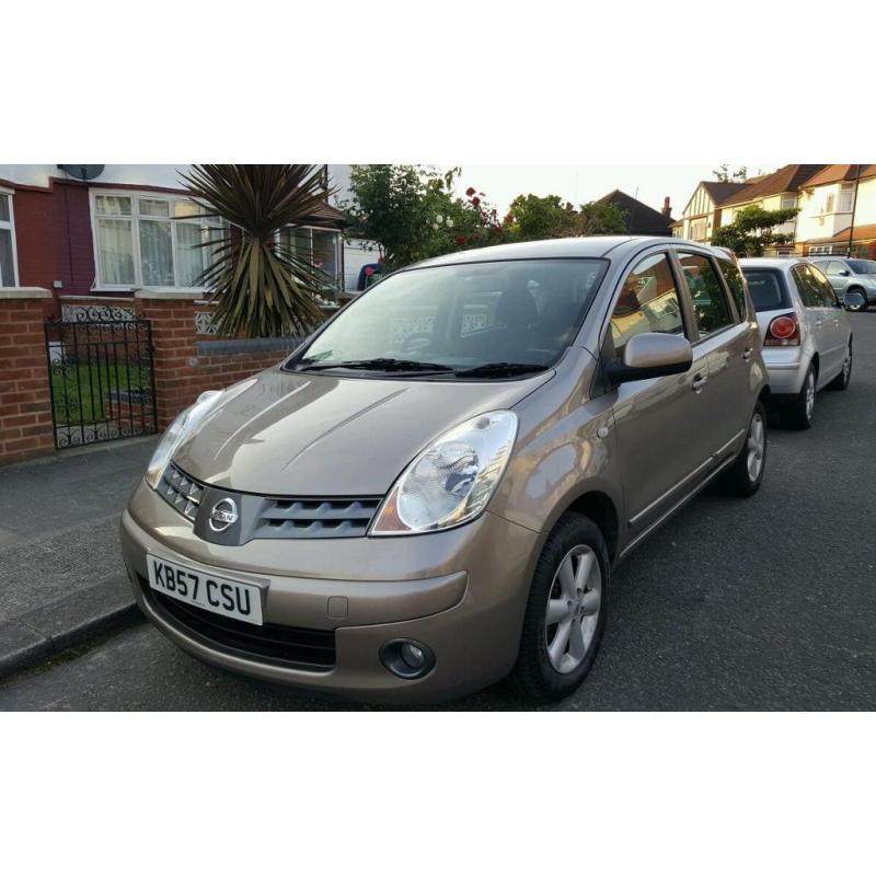 2007 NISSAN NOTE 1.4cc..MOT..AIRCON..SPARE KEY..GREAT RUNNER..HPI CLEAR