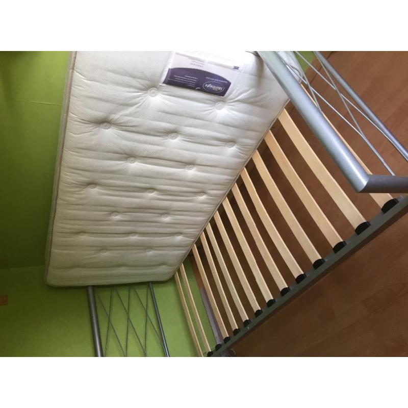 Single Bed with Silent Night Mattress