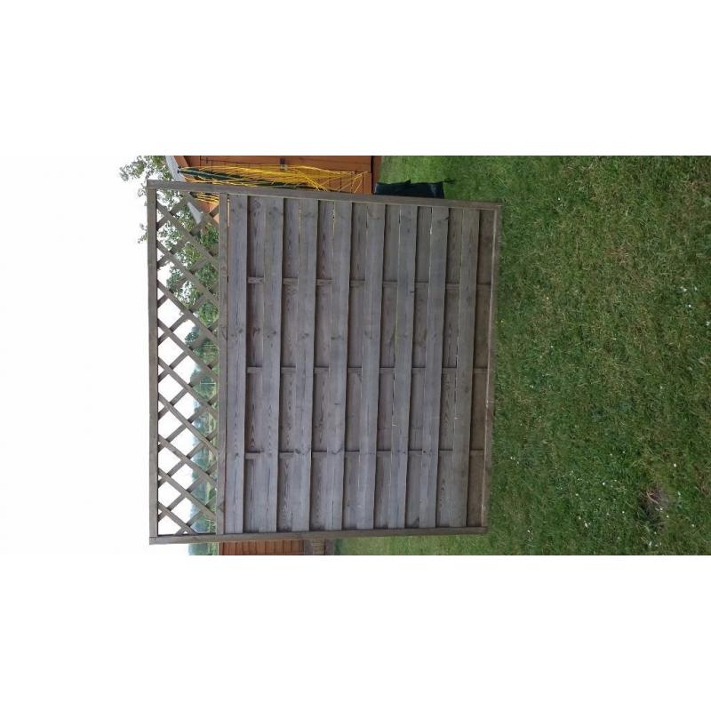 4 fence panels