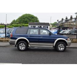 2000 X Mitsubishi Shogun Sport 3.0 GLS ++ LEATHER + TOW BAR + ONLY 94K ++