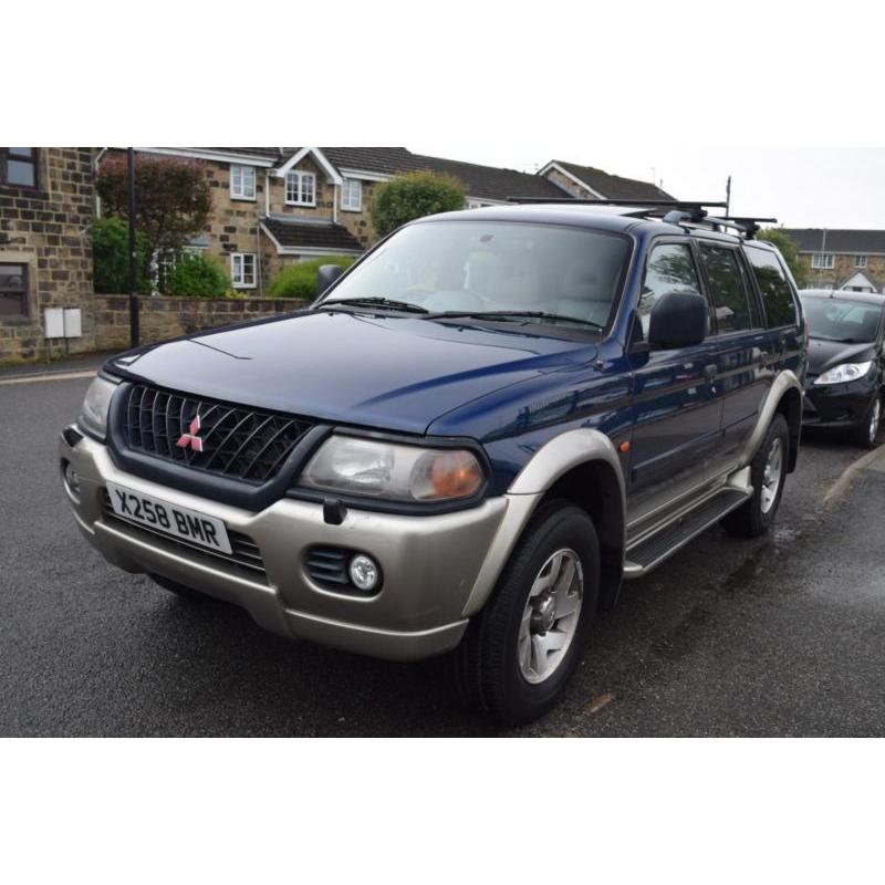 2000 X Mitsubishi Shogun Sport 3.0 GLS ++ LEATHER + TOW BAR + ONLY 94K ++