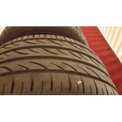 Almost new tyres 2 x Pirelli P Zero Nero GT 255/35R18 94Y XL