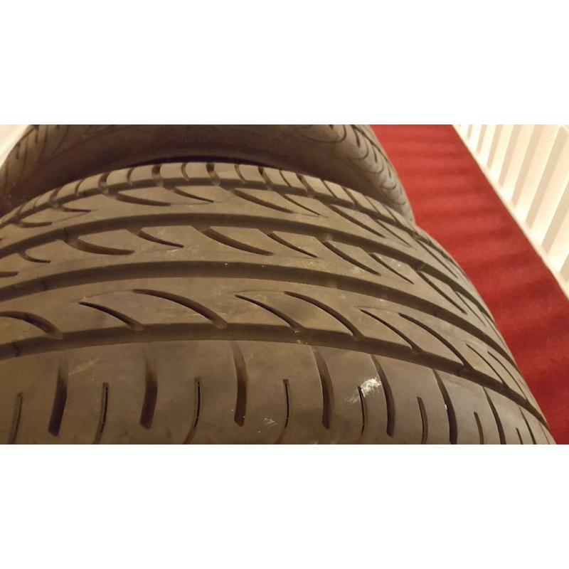 Almost new tyres 2 x Pirelli P Zero Nero GT 255/35R18 94Y XL