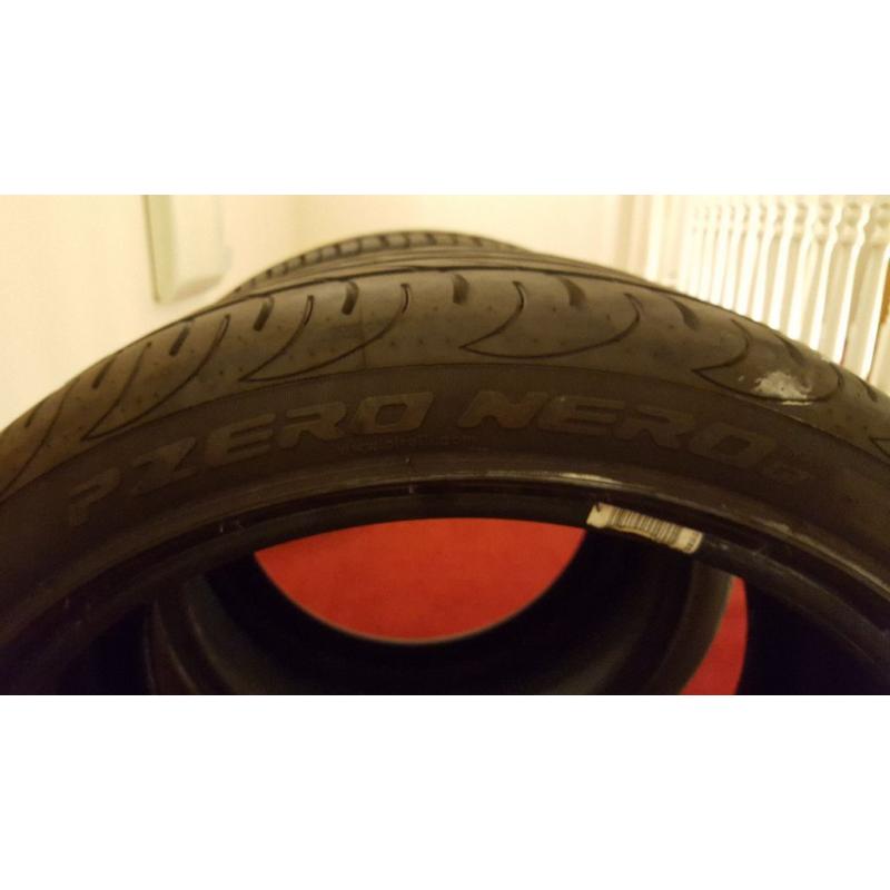 Almost new tyres 2 x Pirelli P Zero Nero GT 255/35R18 94Y XL