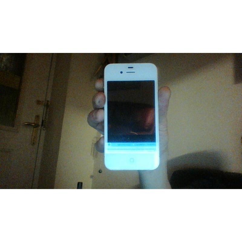 apple iphone 4 dodgy screen perfect condition