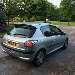 Silver Peugeot 206 Look is looking for a new owner, low mileage, good runner, clean!