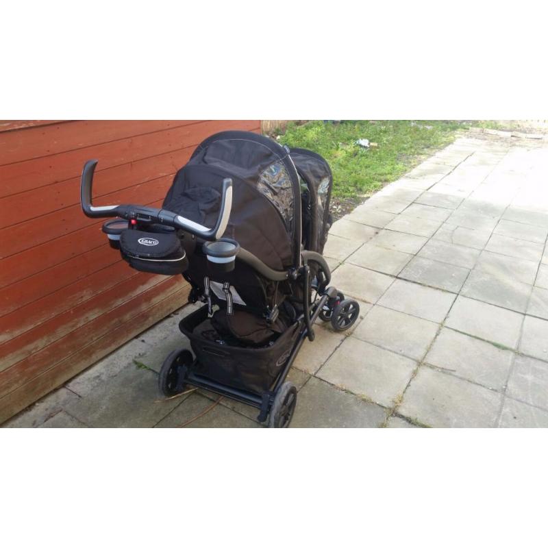 Twin Graco Pram!!! Quality Sturdy frame provides safety & comfort for your child!