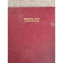 Full hardback book..Bristol city history from 1905 to present