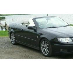 Bargain saab convertible 2007 low mileage only 95k one year mot and tax