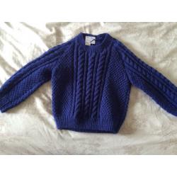 Boys woollen jumper brand new