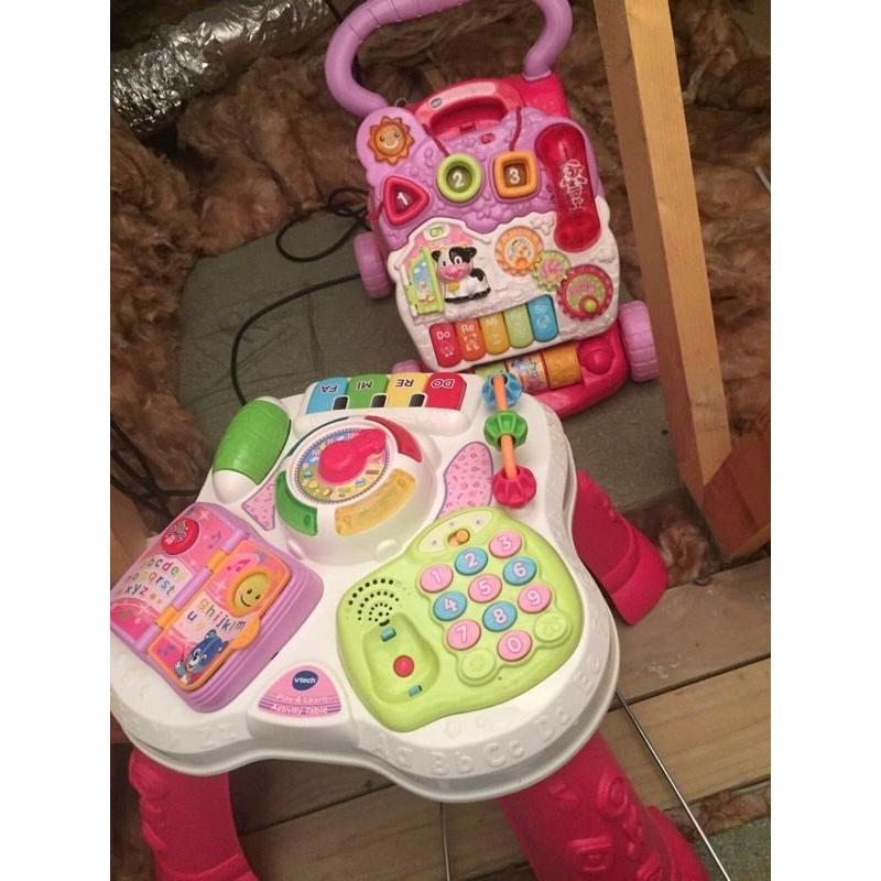 Vtech push along and activity table