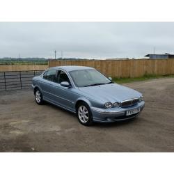 53 REG JAGUAR X-TYPE 2.0D 5DR BLUE FULL LEATHER MOT-NOV OUTSTANDING VERY CHEAP CAR BARGAIN CARS