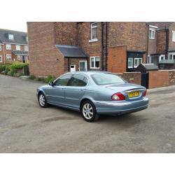 53 REG JAGUAR X-TYPE 2.0D 5DR BLUE FULL LEATHER MOT-NOV OUTSTANDING VERY CHEAP CAR BARGAIN CARS