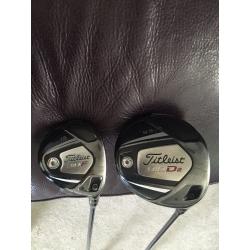 Titleist 910 Driver and 3 wood