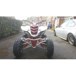 raptor 660r white with red frame