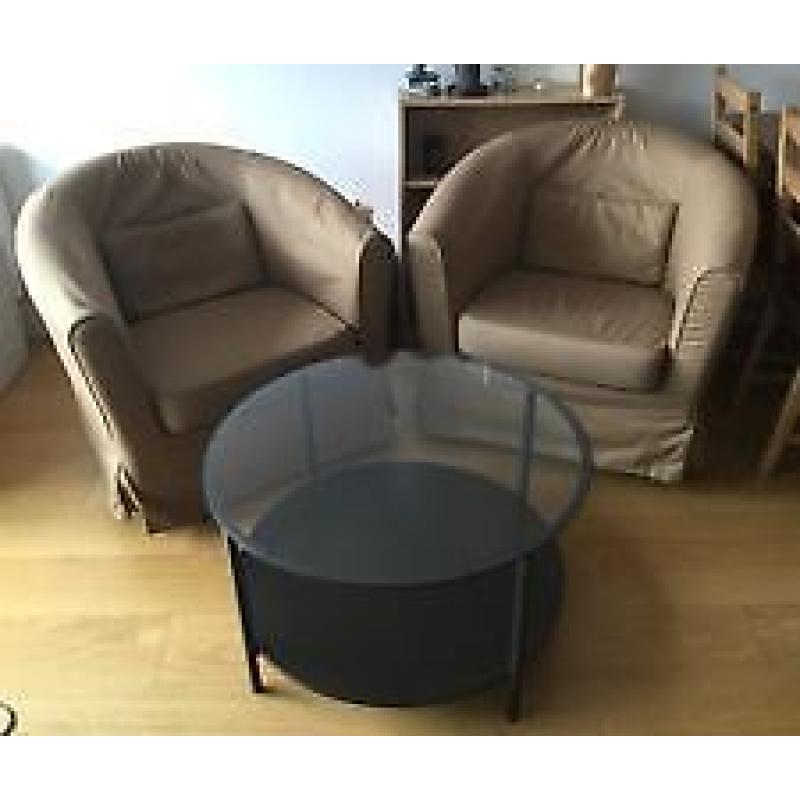 Two Ektorp Tullsta IKEA armchair (price is for pair)