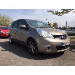 Nissan Note 1.5 dCi Tekna 5dr **Cheap to Insure/Tax, FSH,65mpg,Sat NAV**